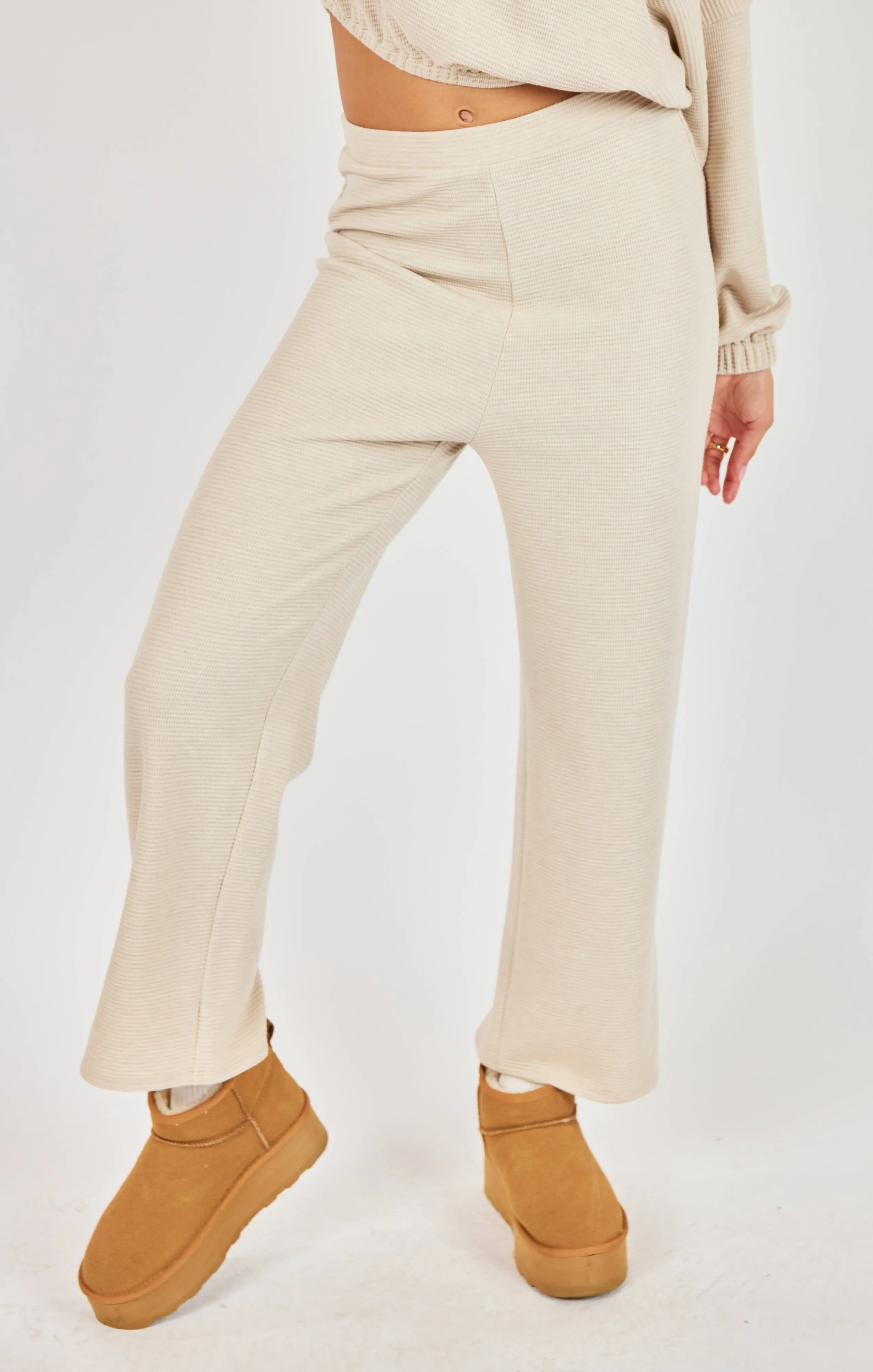 Locket Knit Pants, Oatmeal | Sadie & Sage sold by North & Main Clothing Company product image thumbnail 5