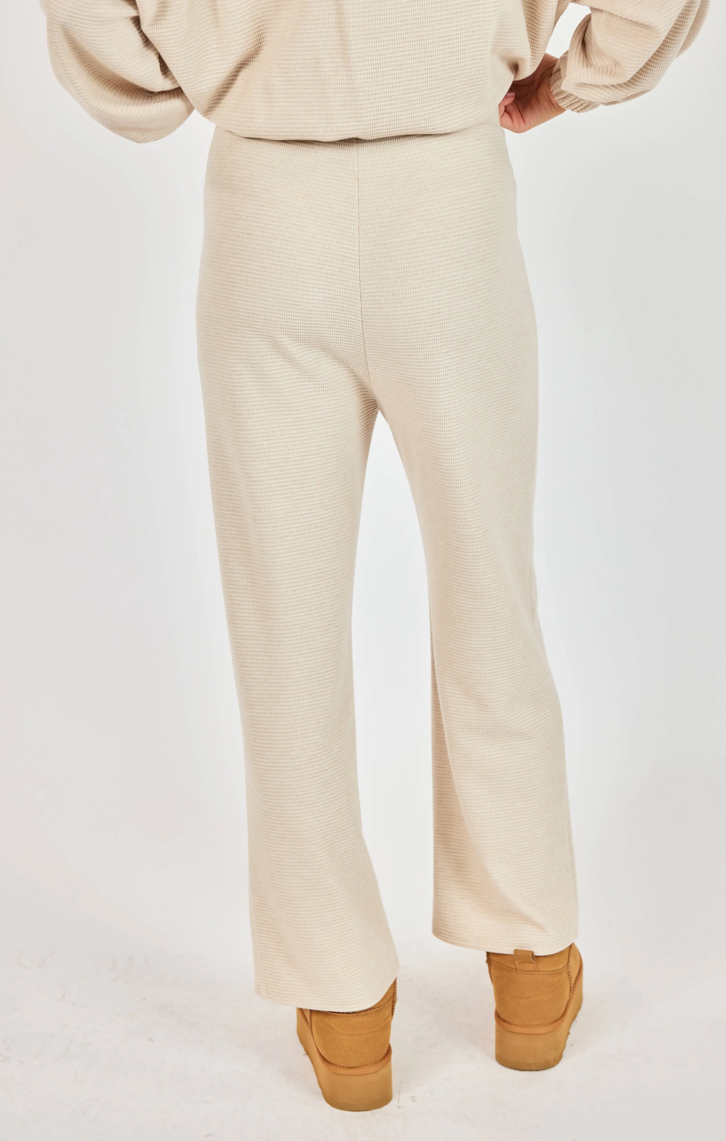 Locket Knit Pants, Oatmeal | Sadie & Sage sold by North & Main Clothing Company product image thumbnail 2