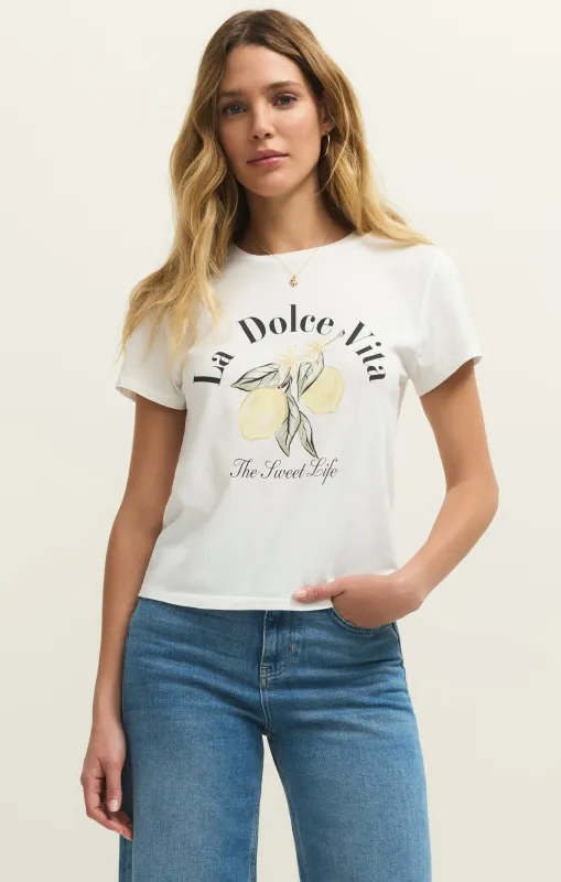 Dolce Tourist Tee, Sea Salt | Z-Supply made by Z Supply