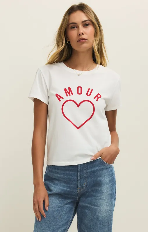 Amour Tourist Tee, Sea Salt | Z-Supply sold by North & Main Clothing Company