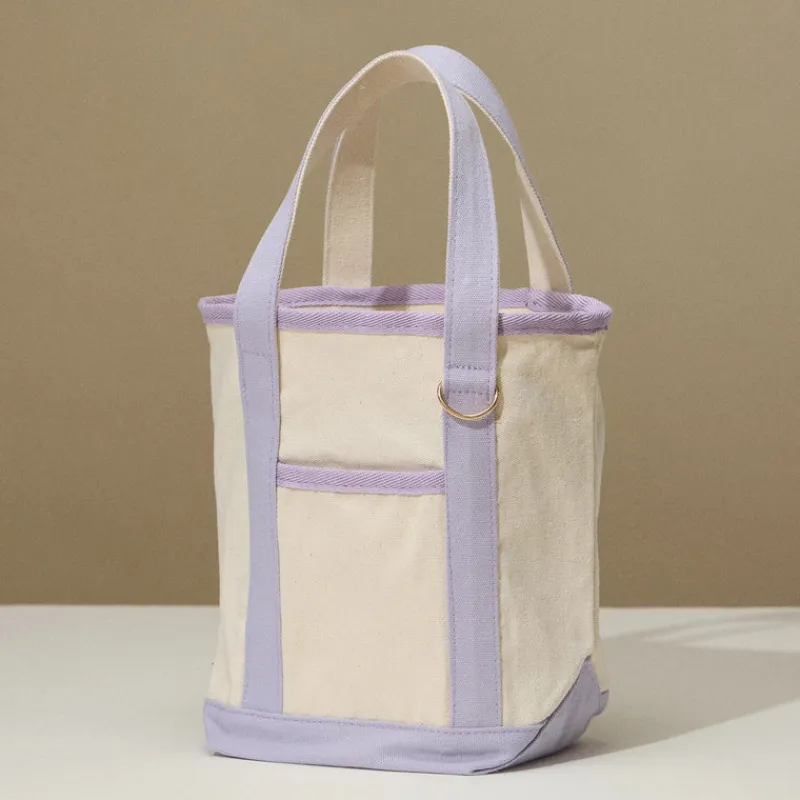 Canvas Tote Bag, Lavendar sold by North & Main Clothing Company