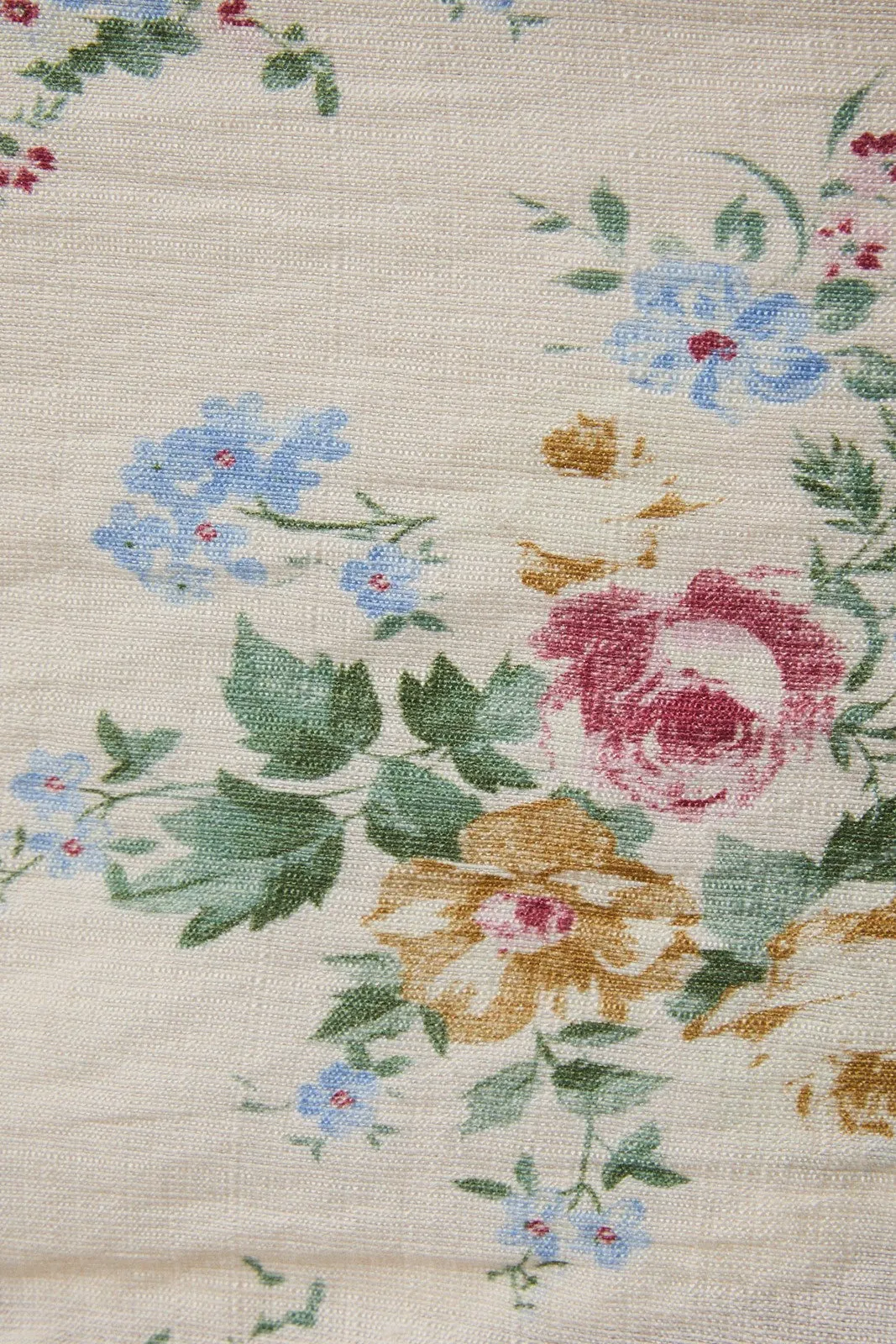 Manny Strapless Lace Trim Top, Cream Multi Floral sold by North & Main Clothing Company product image thumbnail 5