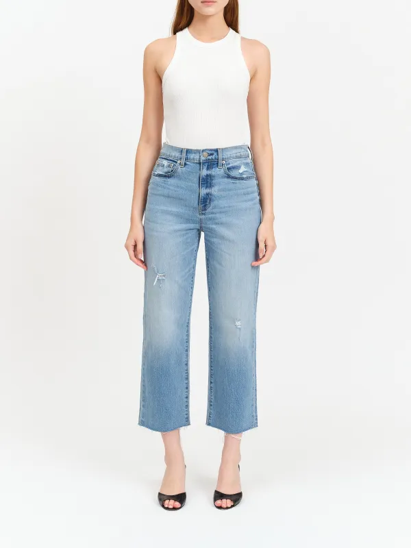 Sundaze Crop High Rise Straight Jean, Marina Vintage | Daze made by Daze