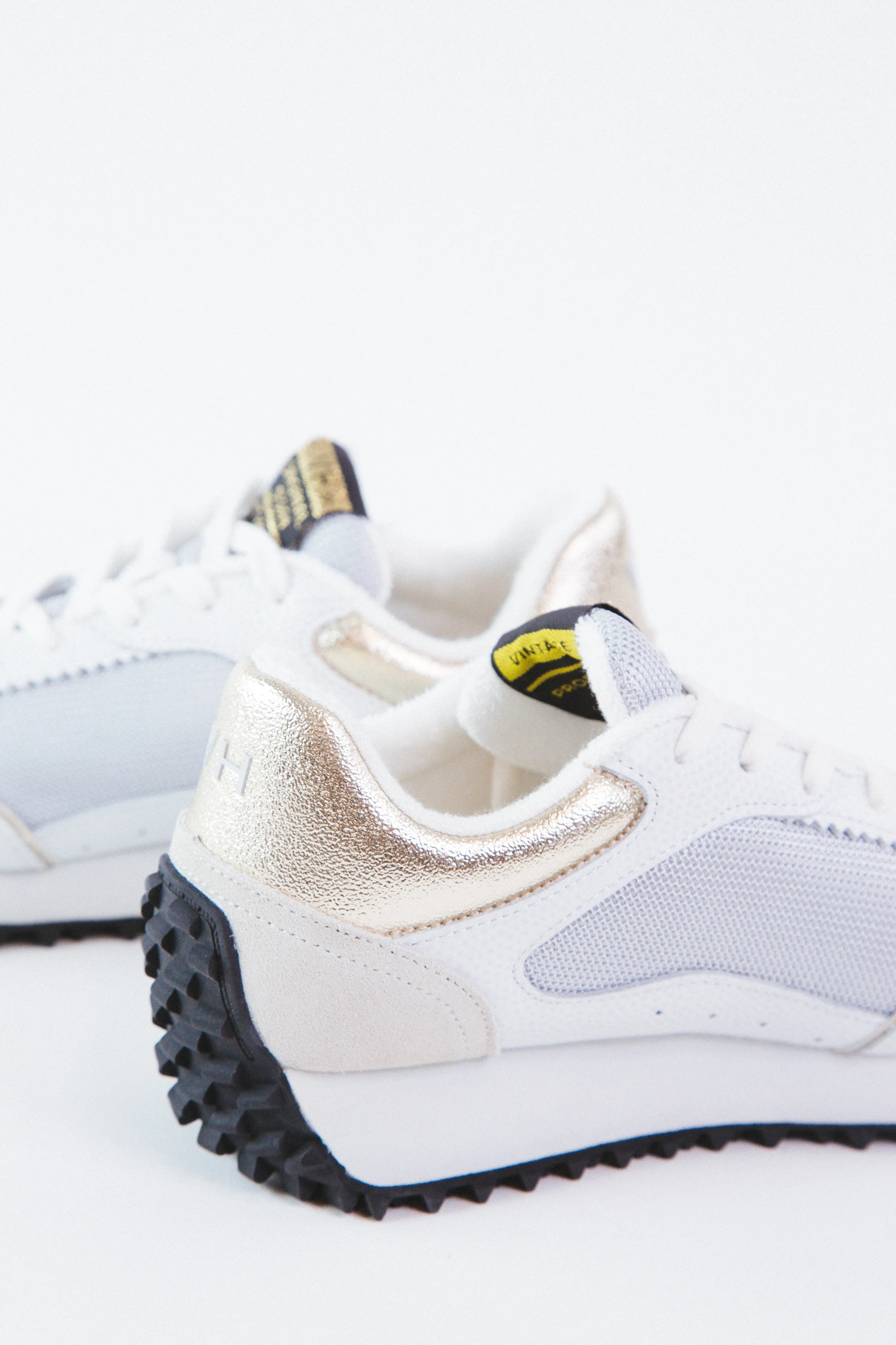 Cosmic Sneaker, White Pebbled | Vintage Havana sold by North & Main Clothing Company product image thumbnail 2