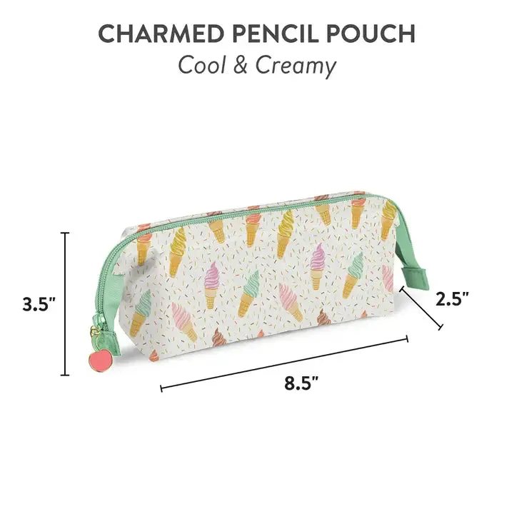 Cool & Creamy Charmed Pencil Pouch sold by North & Main Clothing Company product image thumbnail 3