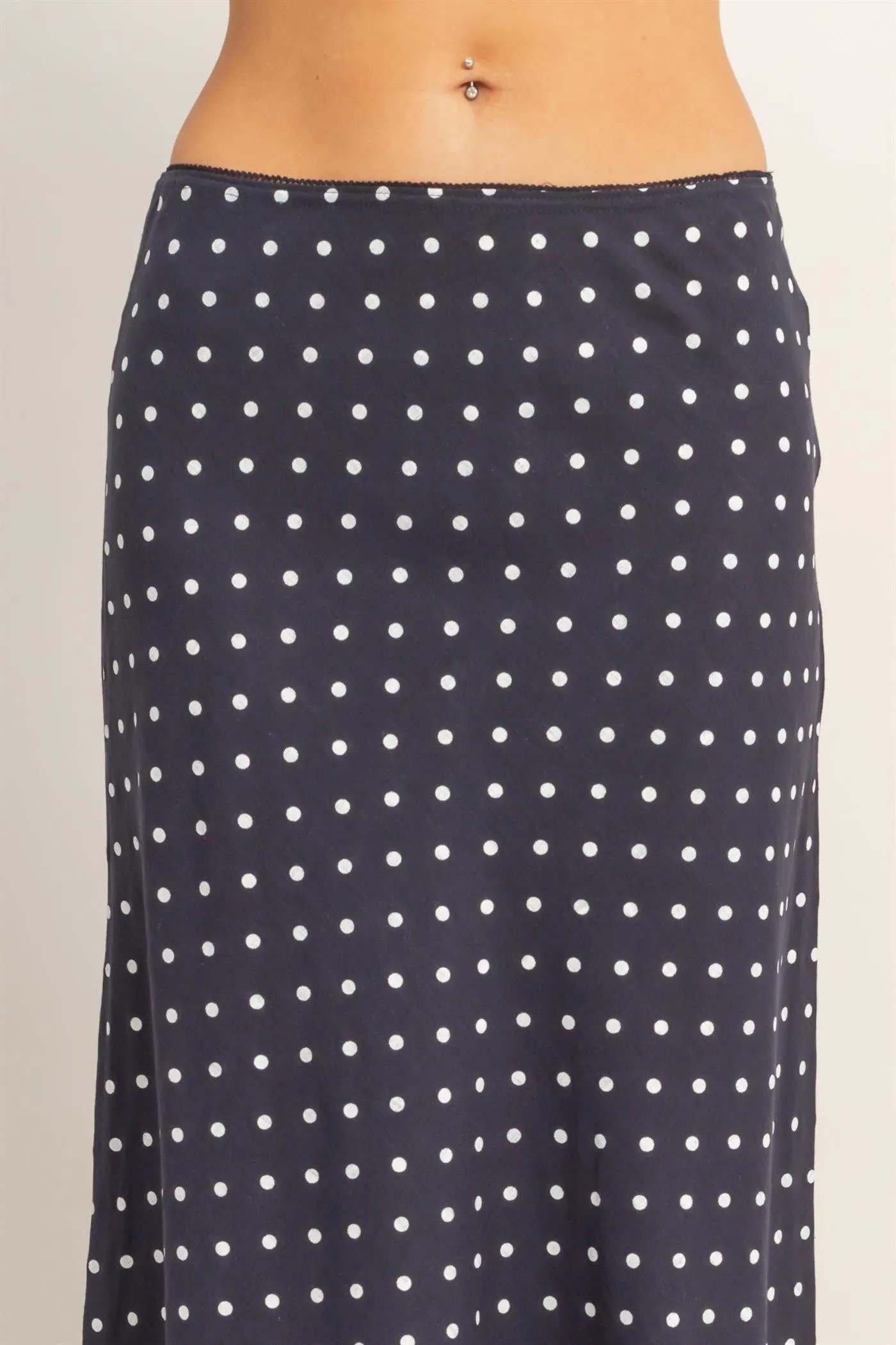 Alice Polka Dot Skirt,Navy sold by North & Main Clothing Company product image thumbnail 4