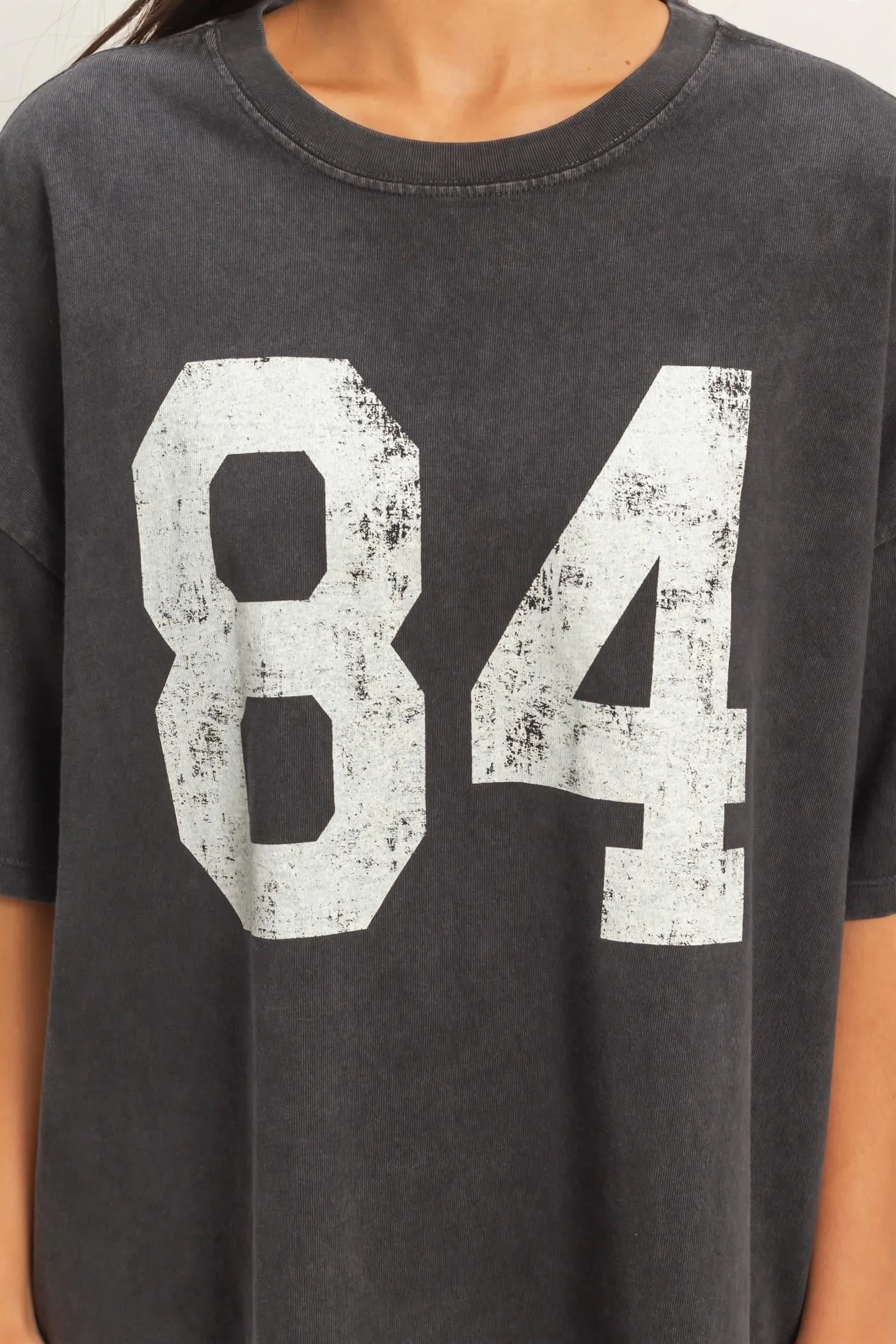 Oversized Mineral Wash Graphic Tee, Black sold by North & Main Clothing Company product image thumbnail 3