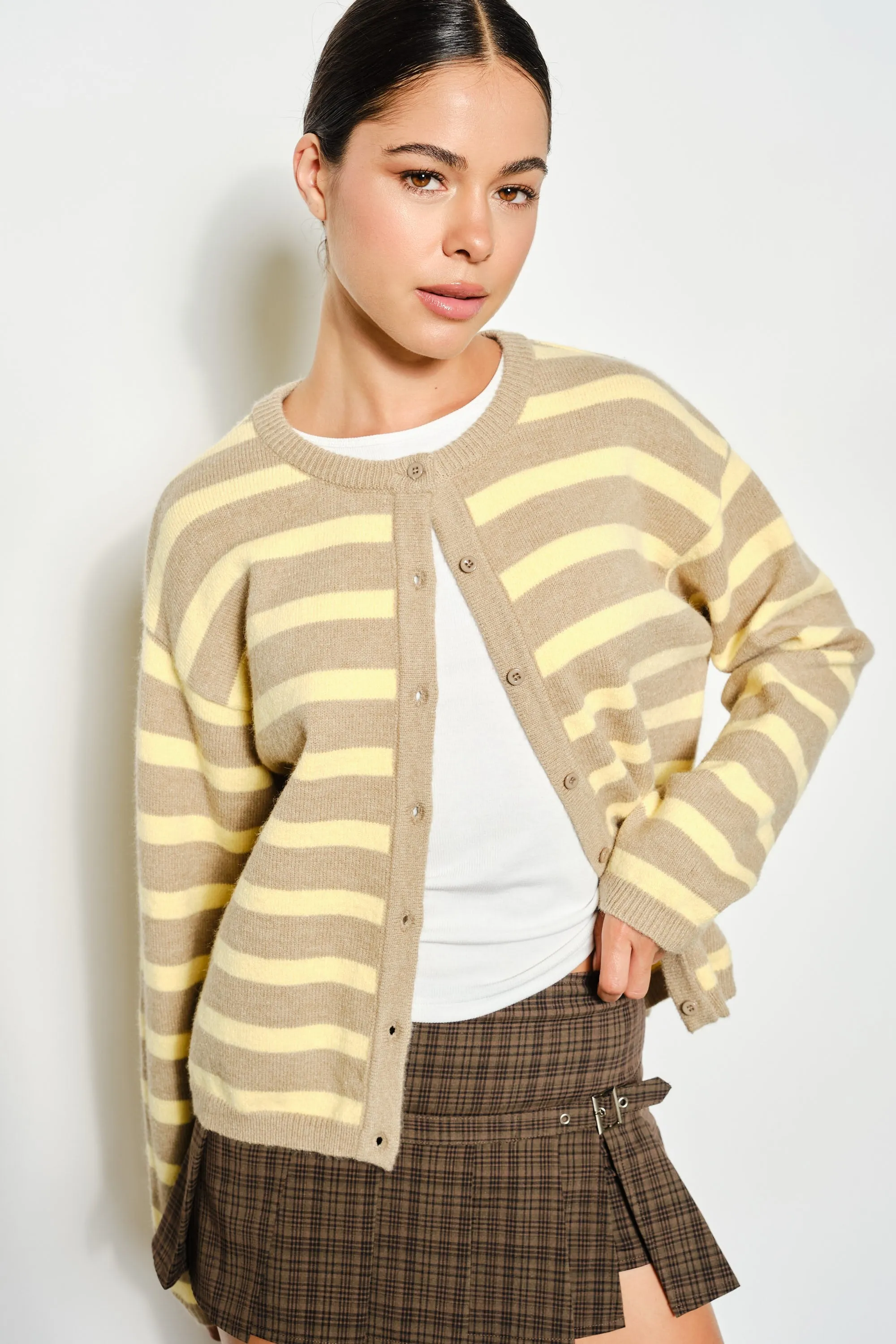 Carrie Lightweight Striped Cardigan, Multi sold by North & Main Clothing Company product image thumbnail 4