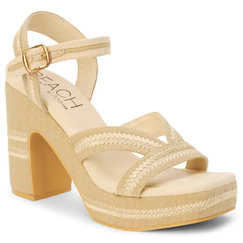 Adelaide Platform Sandal, Sand sold by North & Main Clothing Company