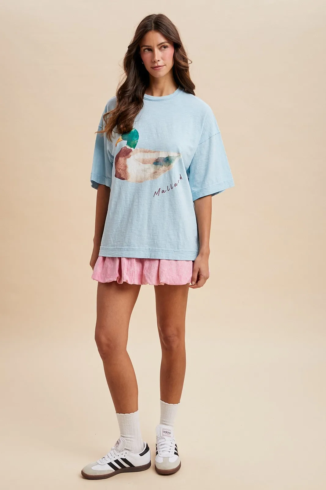 Mallard Oversized T-Shirt, Light Blue sold by North & Main Clothing Company product image thumbnail 4