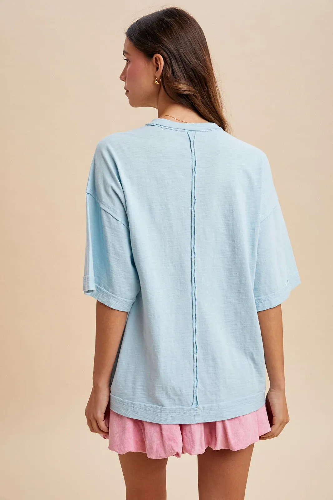 Mallard Oversized T-Shirt, Light Blue sold by North & Main Clothing Company product image thumbnail 3