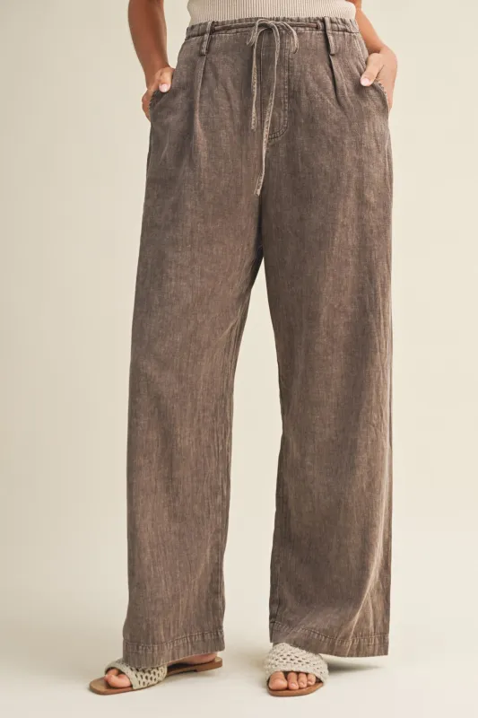 Wren Pant, Brown made by Mustard Seed
