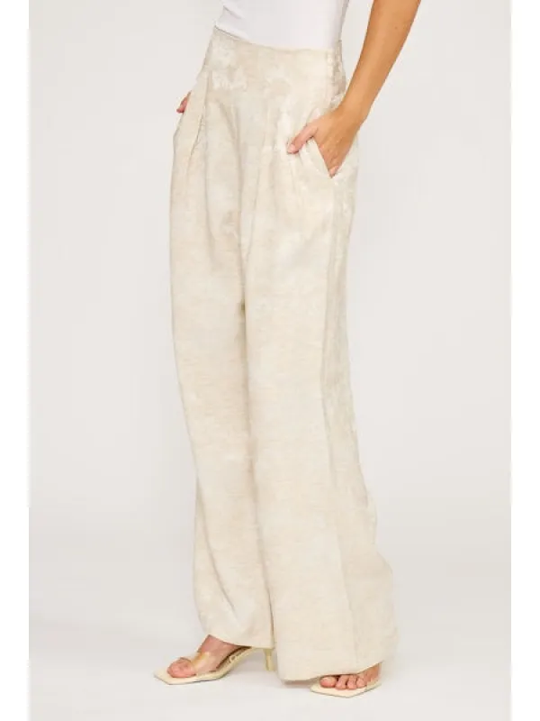 Griffin Pant, Beige | Lucy Paris made by Lucy Paris