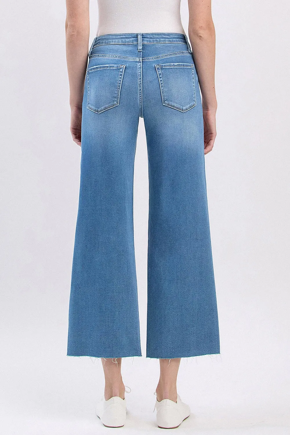 High Rise Super Soft Wide Jeans, Right sold by North & Main Clothing Company product image thumbnail 5