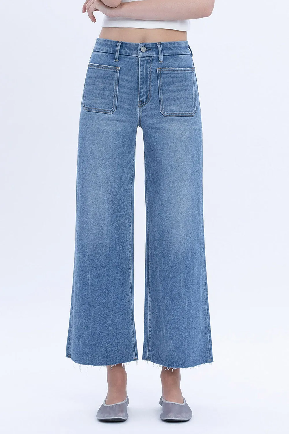 Oliva Patch Pocket High Rise Jean, Serene Promise sold by North & Main Clothing Company product image thumbnail 2
