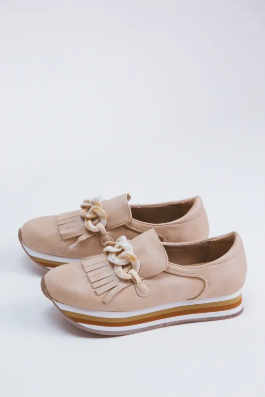 Bess Platform Sneaker Loafer, Nat Frost | Coconuts by Matisse sold by North & Main Clothing Company