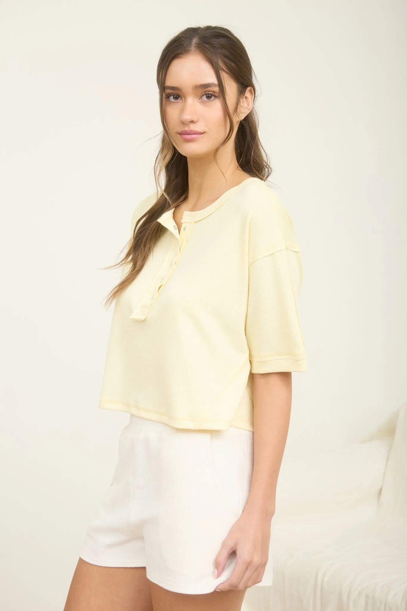Sammy Tee, Butter Yellow sold by North & Main Clothing Company product image thumbnail 3
