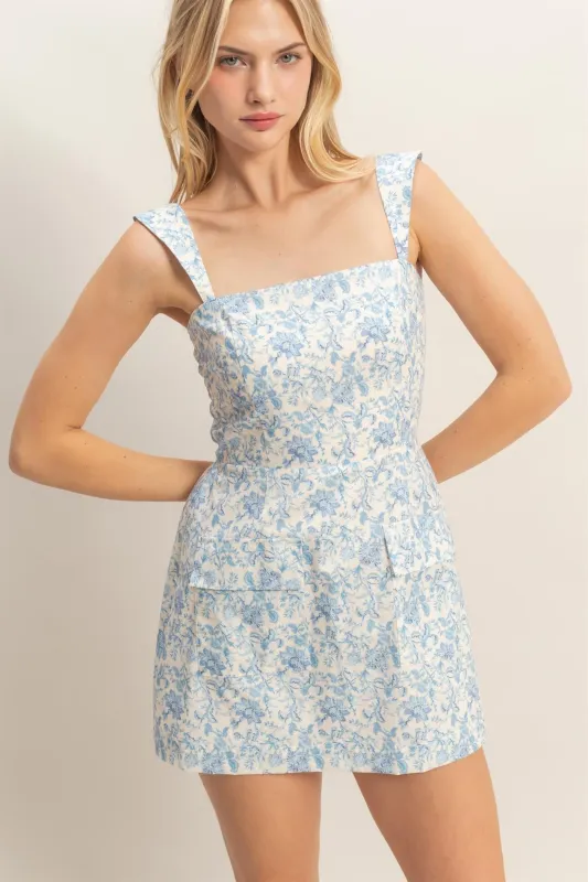 Brielle Mini Romper, Blue made by HYFVE