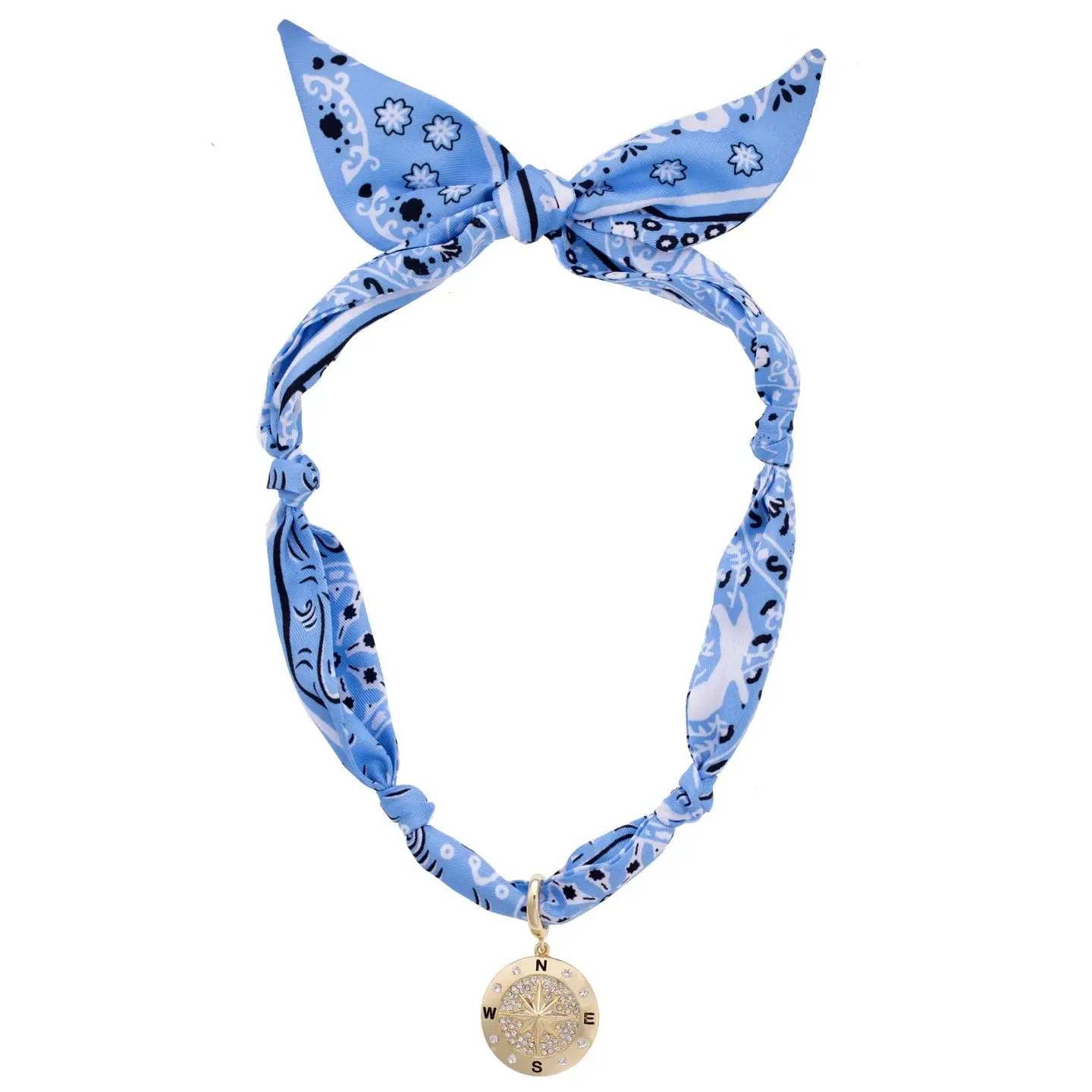 Calista Pace Compass Scarf Necklace sold by North & Main Clothing Company