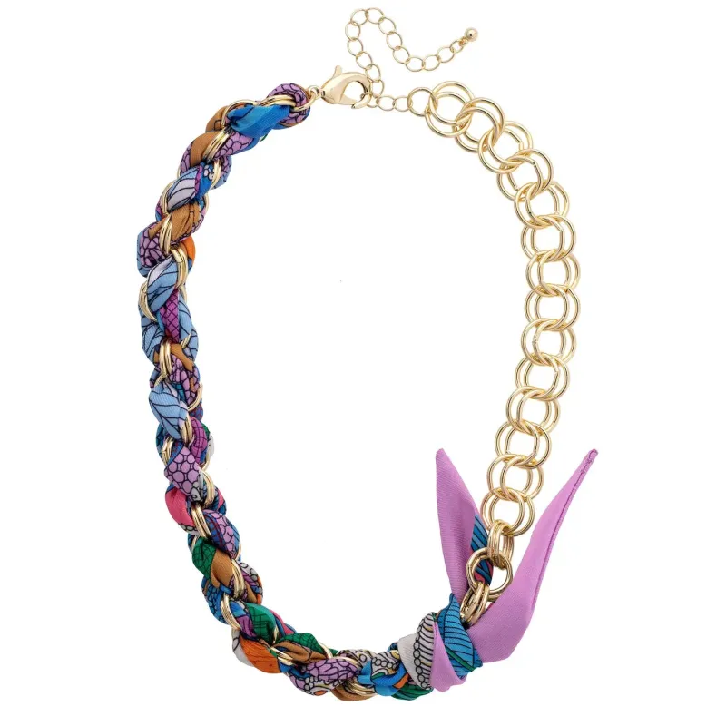 Noelle Chain Scarf Necklace made by Canvas Style