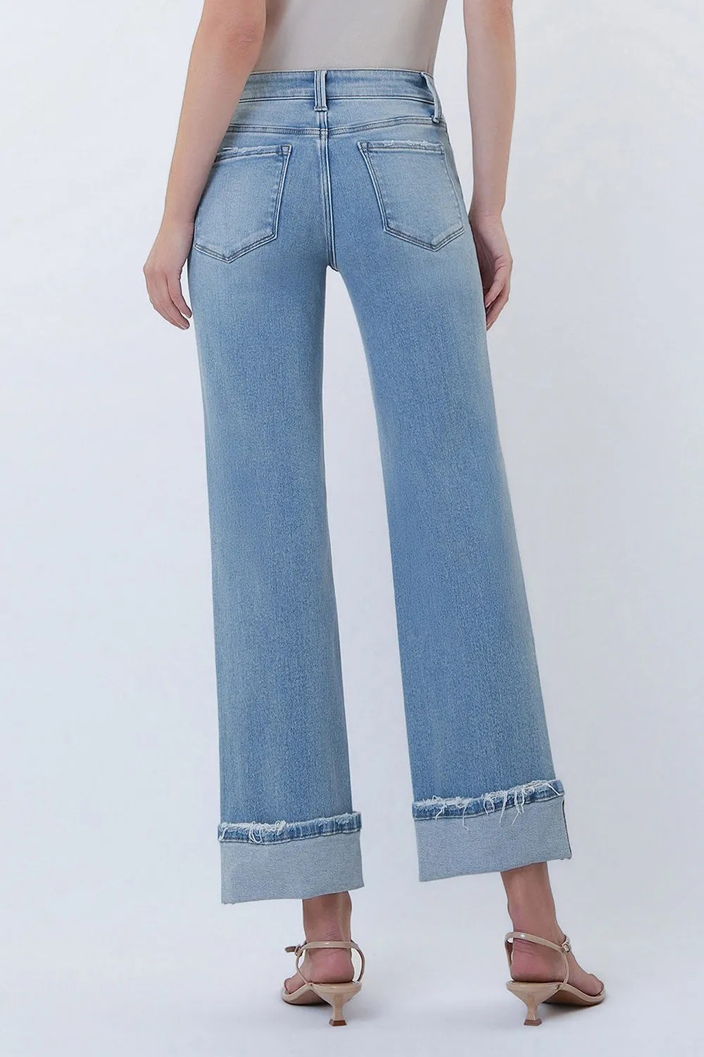 Mid Rise Cuffed Jeans, Energetic sold by North & Main Clothing Company product image thumbnail 5