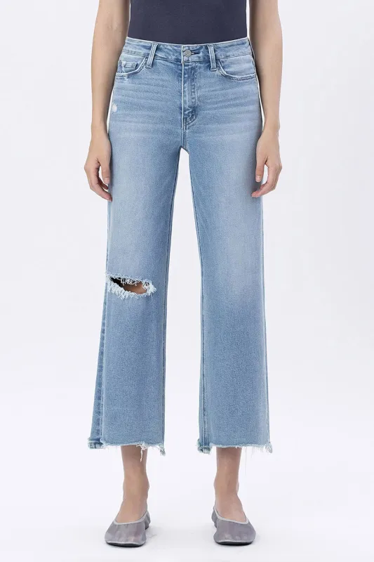 Olivia High Rise Wide Leg Jean, Enviably made by Vervet