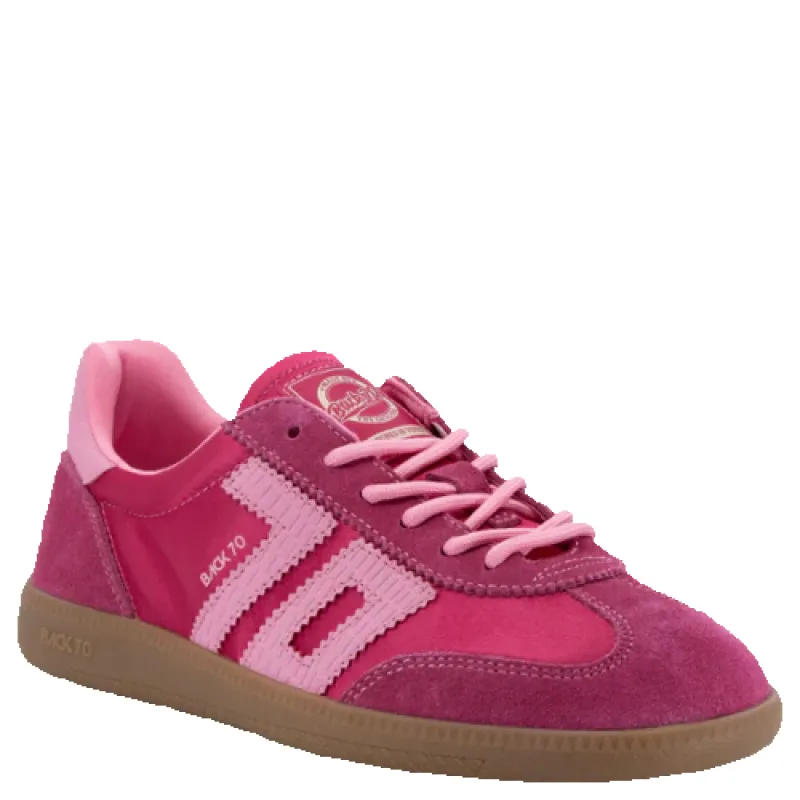 Ghost Retro Streetwear Sneaker, Fuxia | Back 70 made by North & Main Clothing Company