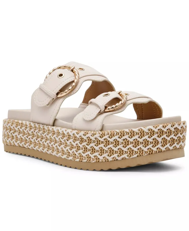 Serpent Scallop Band Flatform Sandal, Ivory Multi | DV by Dolce Vita made by DV by Dolce Vita