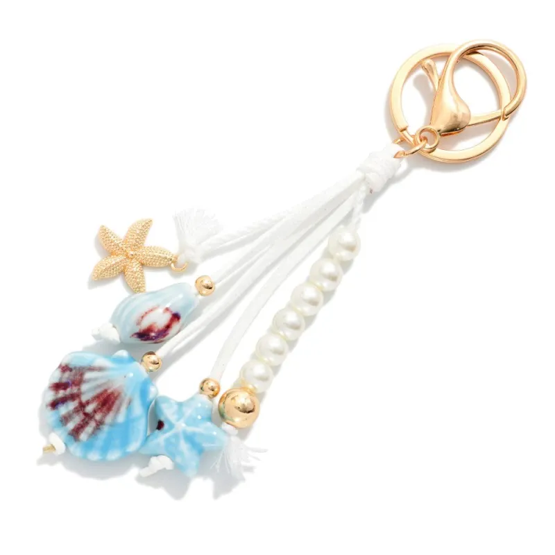 Shell Key Chain made by North & Main Clothing Company