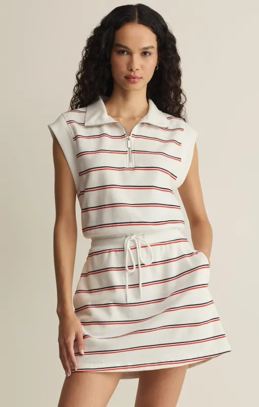 Striped Club Dress, White | Z Supply made by Z Supply
