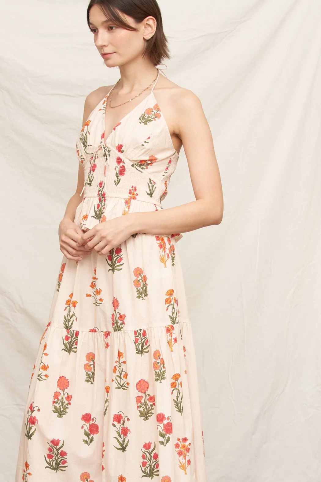 Floral Peplum Top, Ivory Multi sold by North & Main Clothing Company product image thumbnail 4