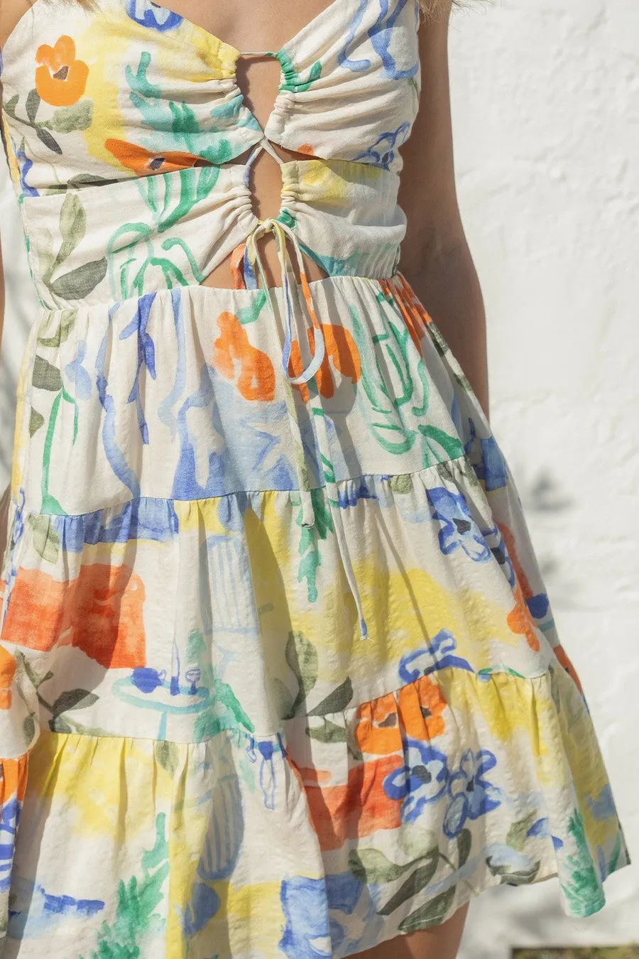 Emmalayne Floral Mini Dress, Multi sold by North & Main Clothing Company product image thumbnail 2