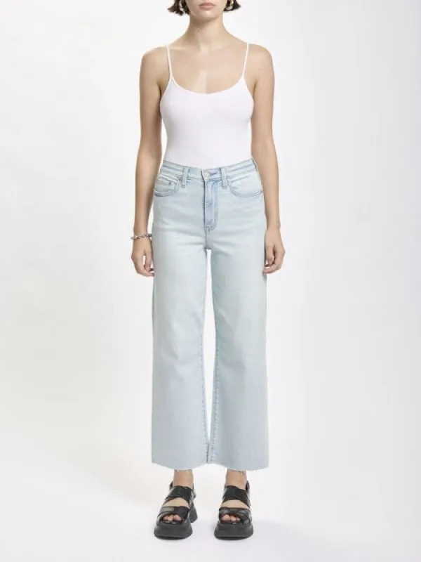Pleaser High Rise Wide Ankle Jeans, Detour | Daze made by Daze