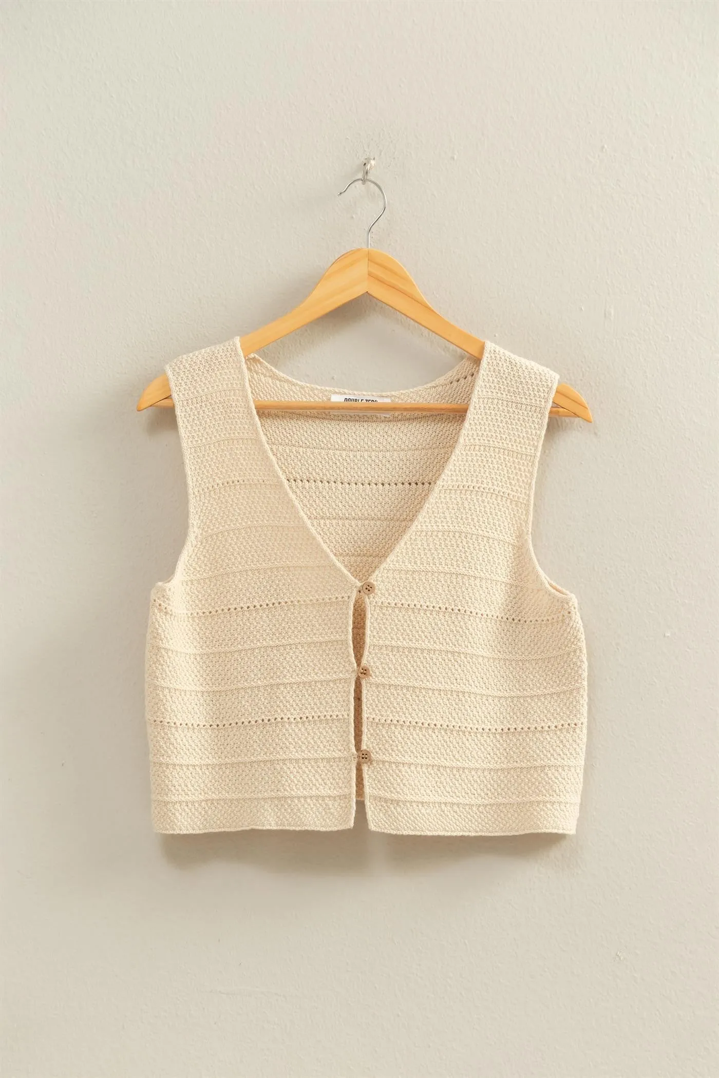 Marlo Button Down Knit Top, Alpaca sold by North & Main Clothing Company product image thumbnail 3