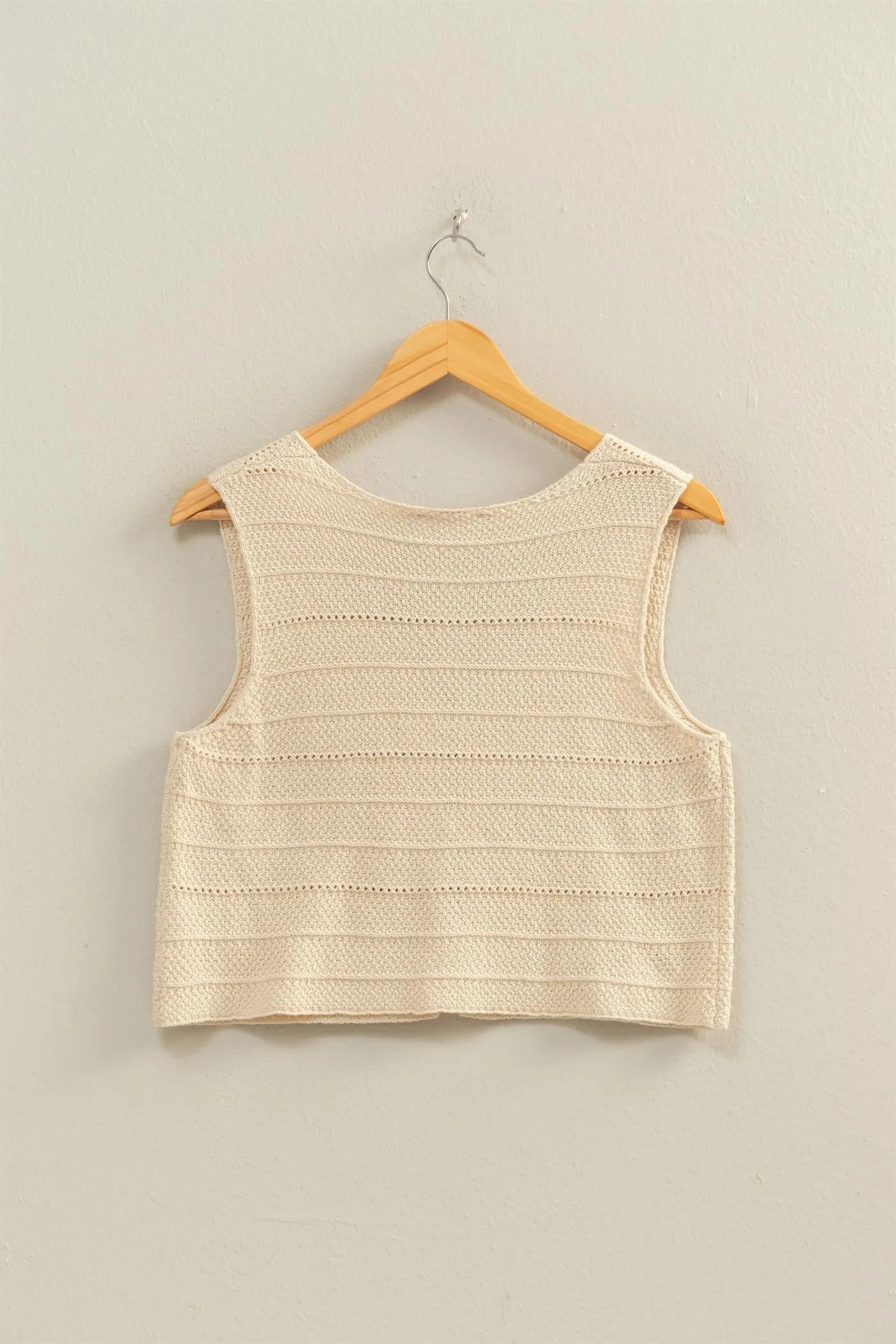 Marlo Button Down Knit Top, Alpaca sold by North & Main Clothing Company product image thumbnail 2