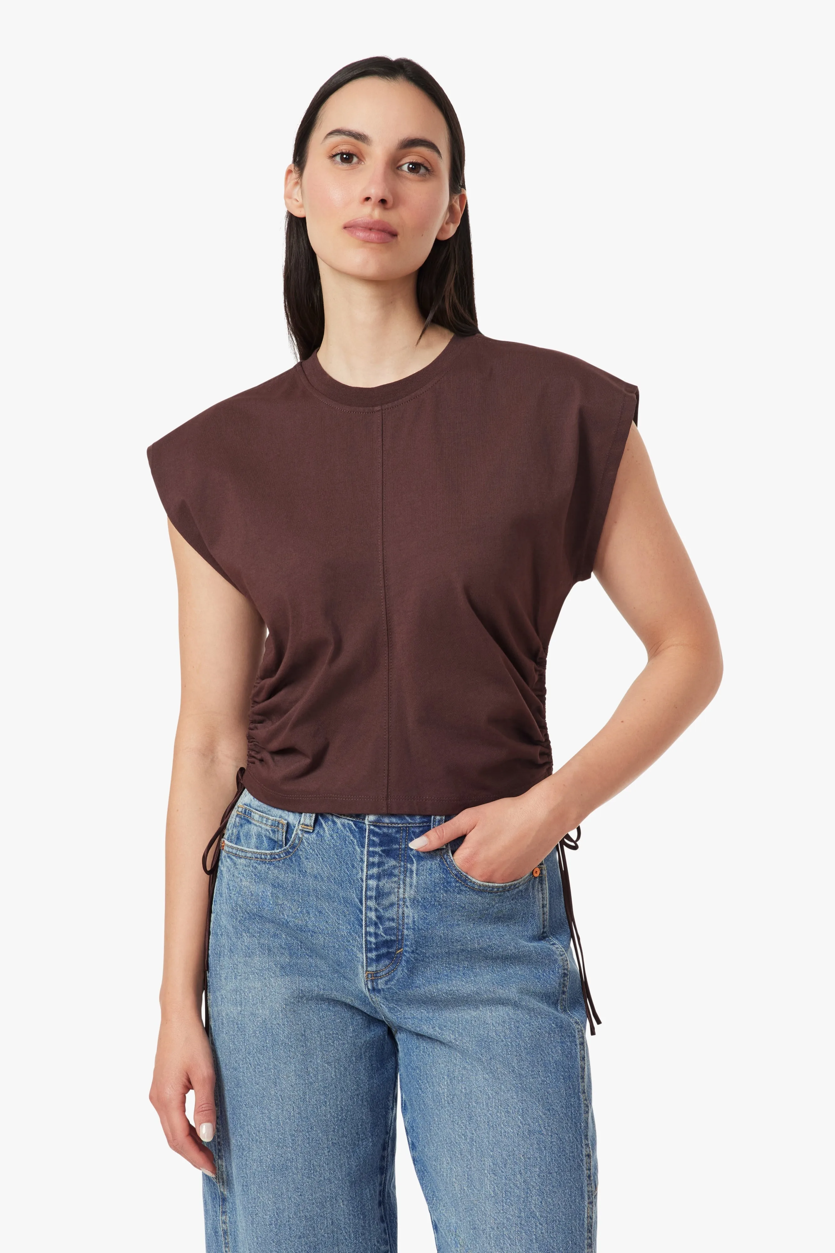 The Luna Top, Mocha | Habitual sold by North & Main Clothing Company product image thumbnail 2