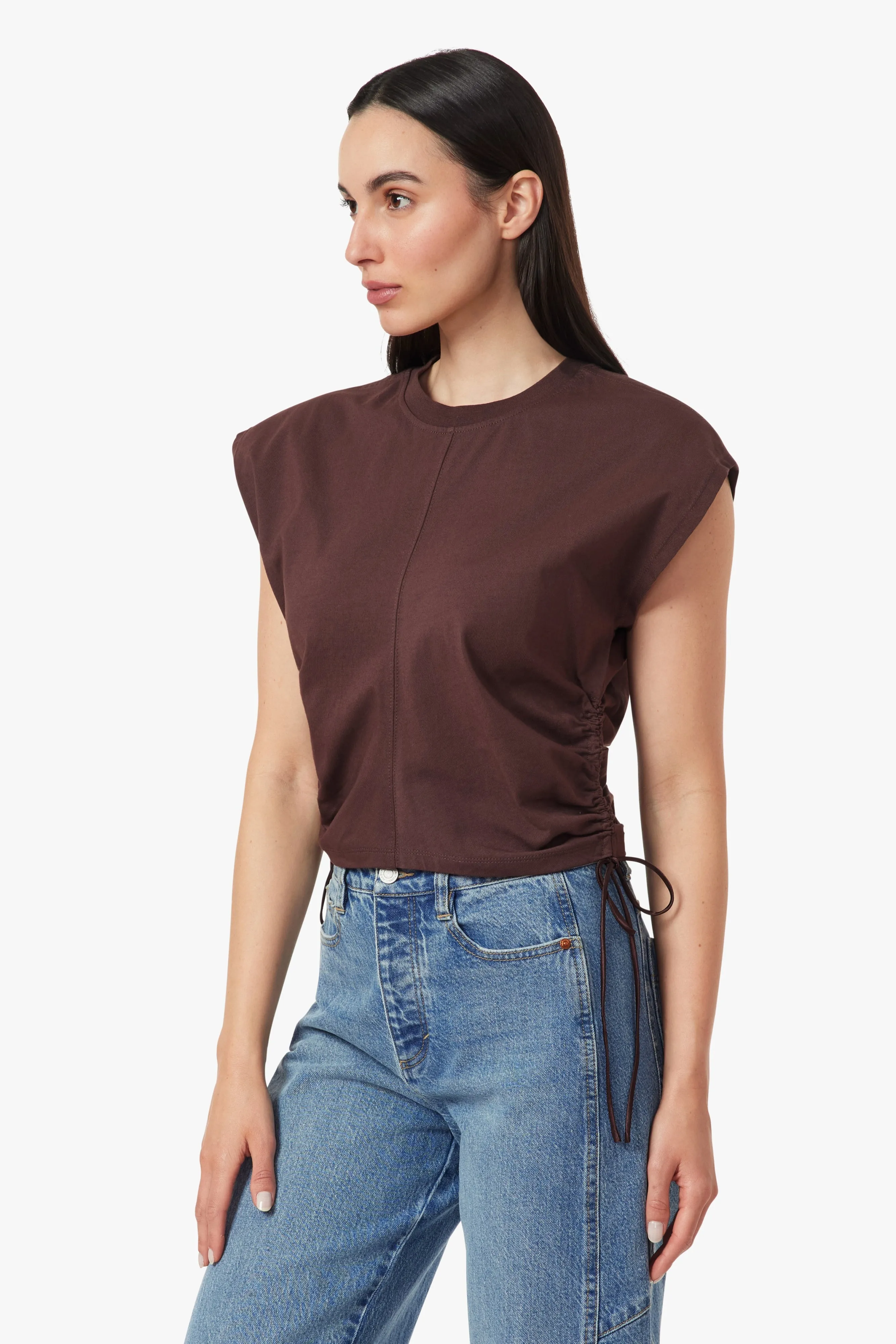 The Luna Top, Mocha | Habitual sold by North & Main Clothing Company product image thumbnail 4