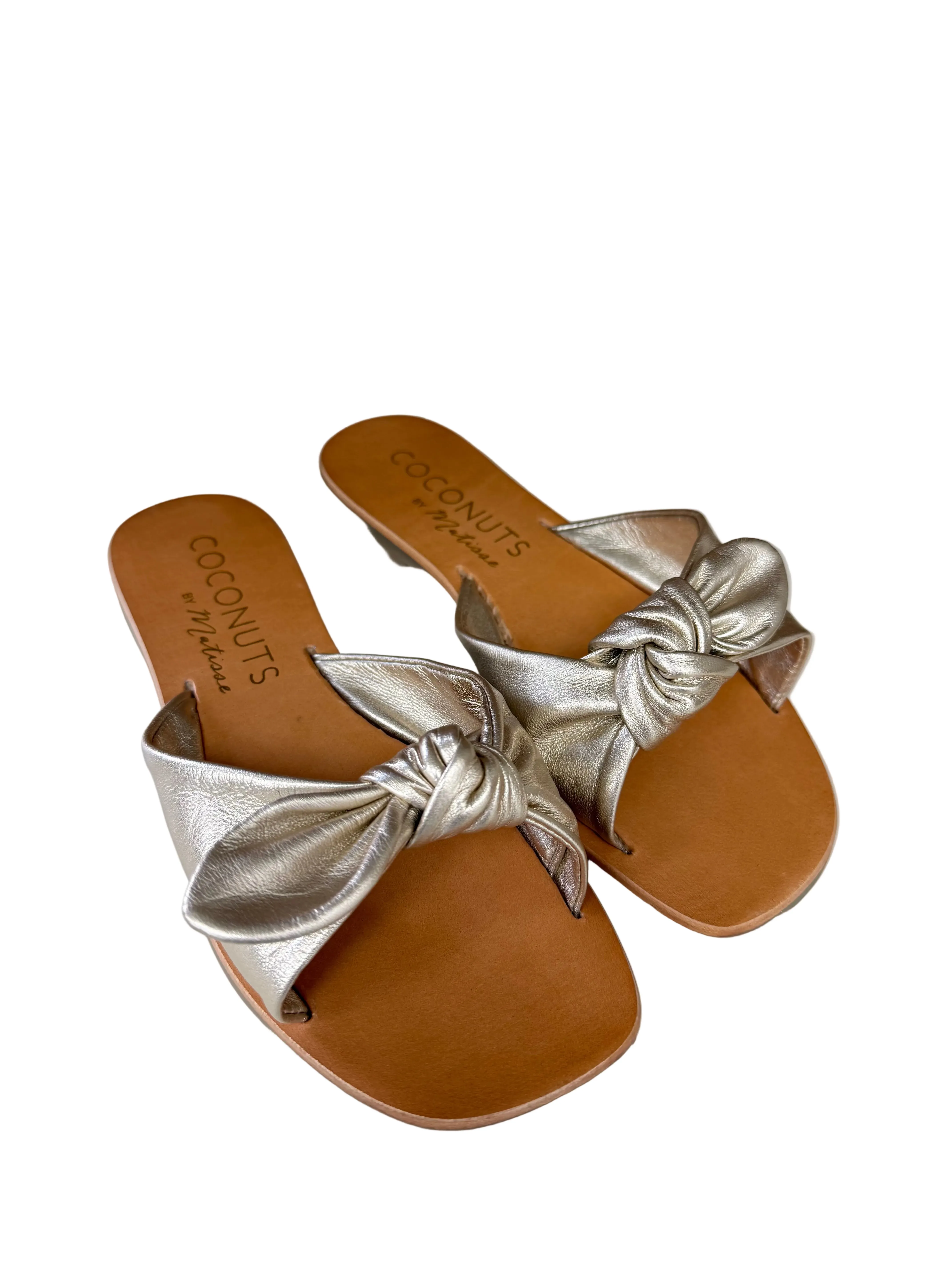 Mackenzie Bow Sandal, Gold | Coconuts by Matisse sold by North & Main Clothing Company product image thumbnail 2