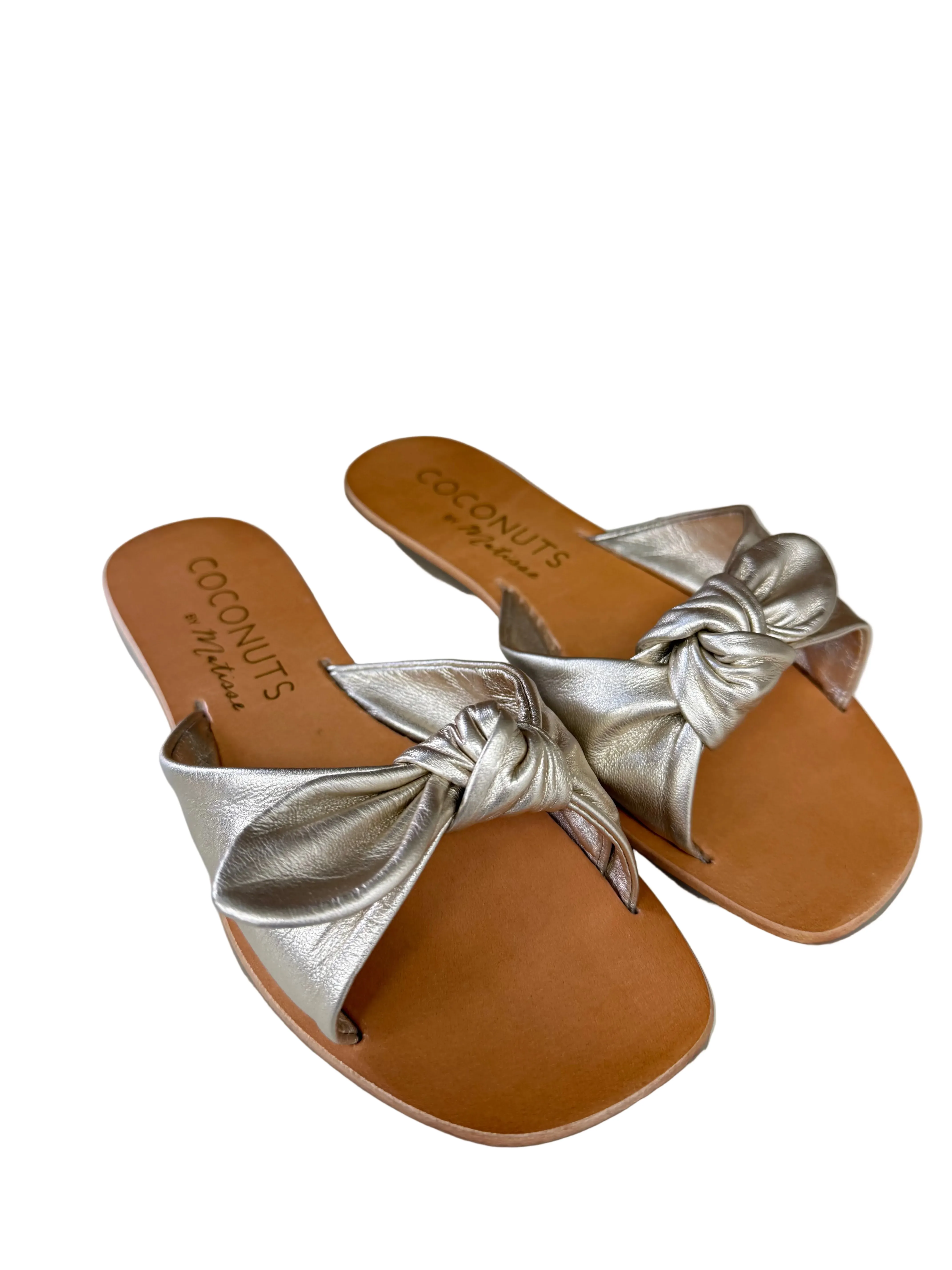Mackenzie Bow Sandal, Gold | Coconuts by Matisse sold by North & Main Clothing Company