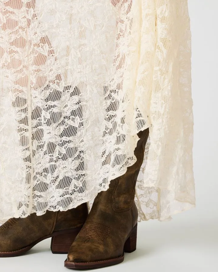 Mirabel Skirt, Cream | Steve Madden sold by North & Main Clothing Company product image thumbnail 5