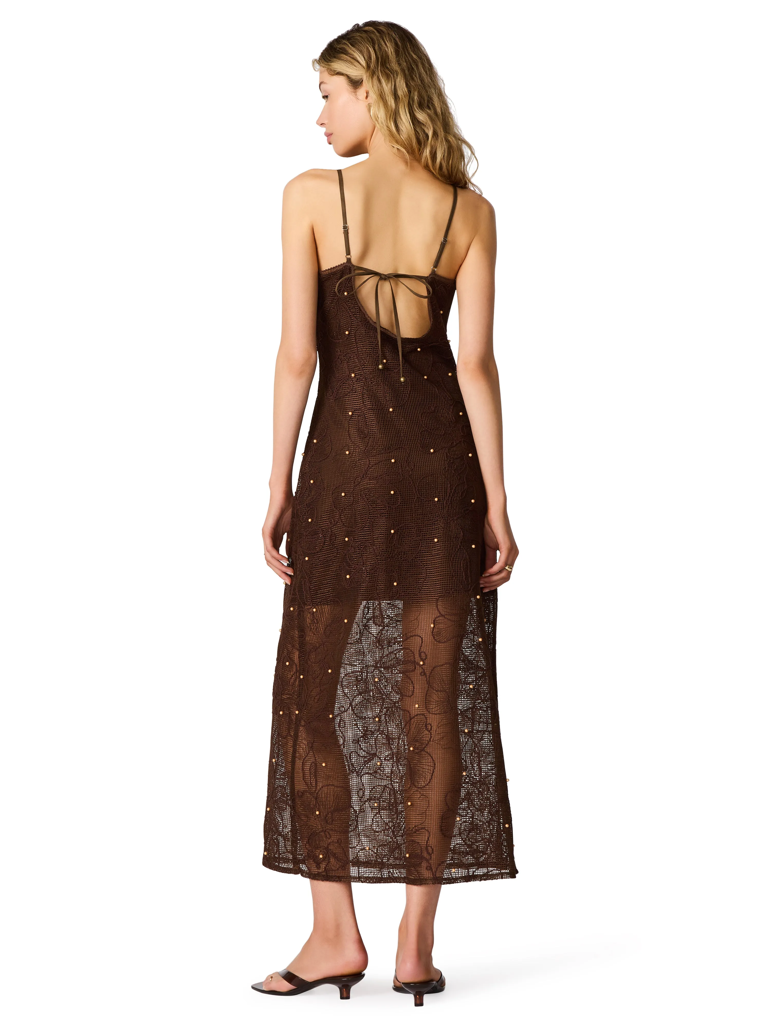 Maureene Maxi Dress, Chicory Coffee | Steve Madden sold by North & Main Clothing Company product image thumbnail 4