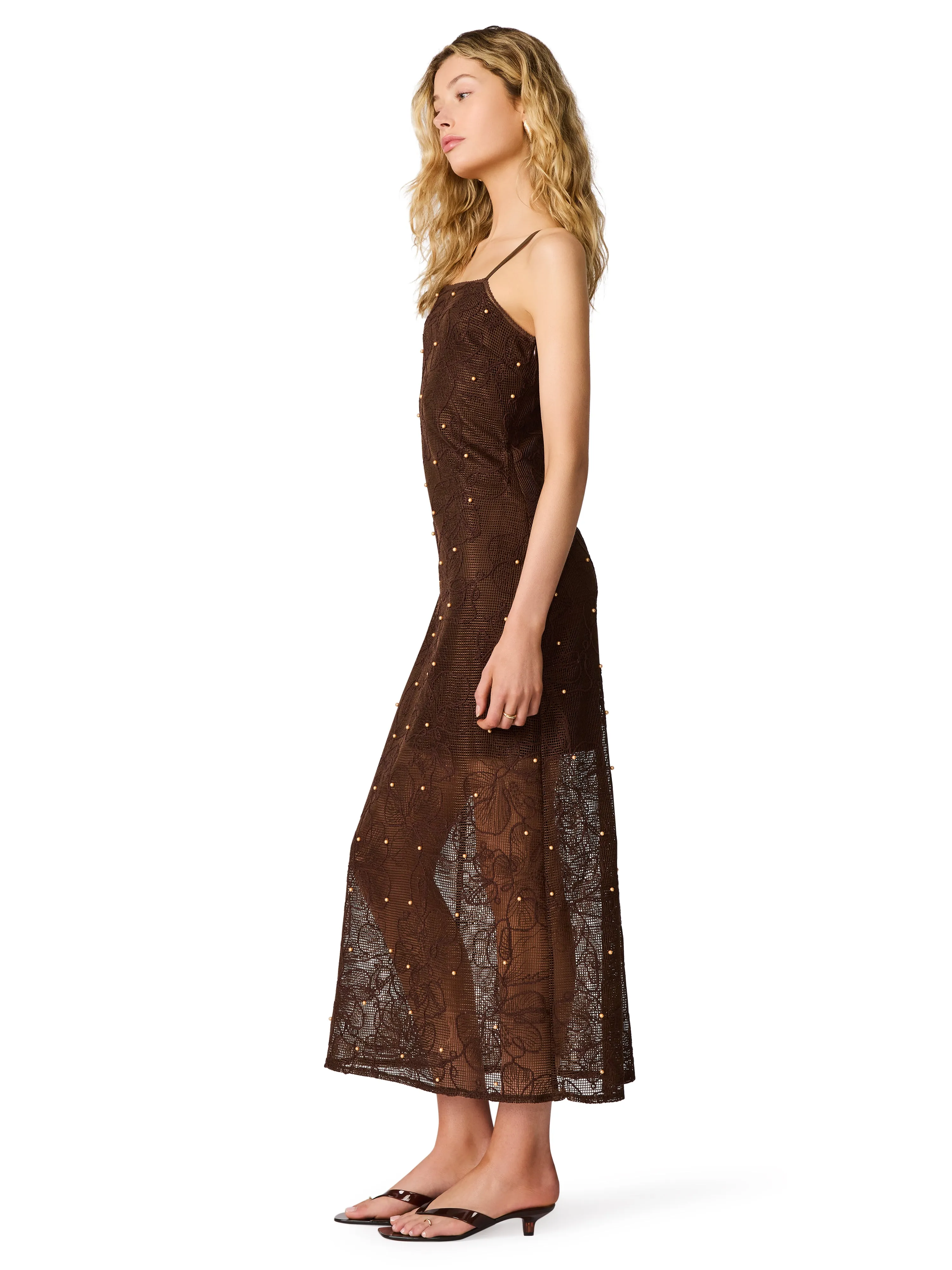 Maureene Maxi Dress, Chicory Coffee | Steve Madden sold by North & Main Clothing Company product image thumbnail 3