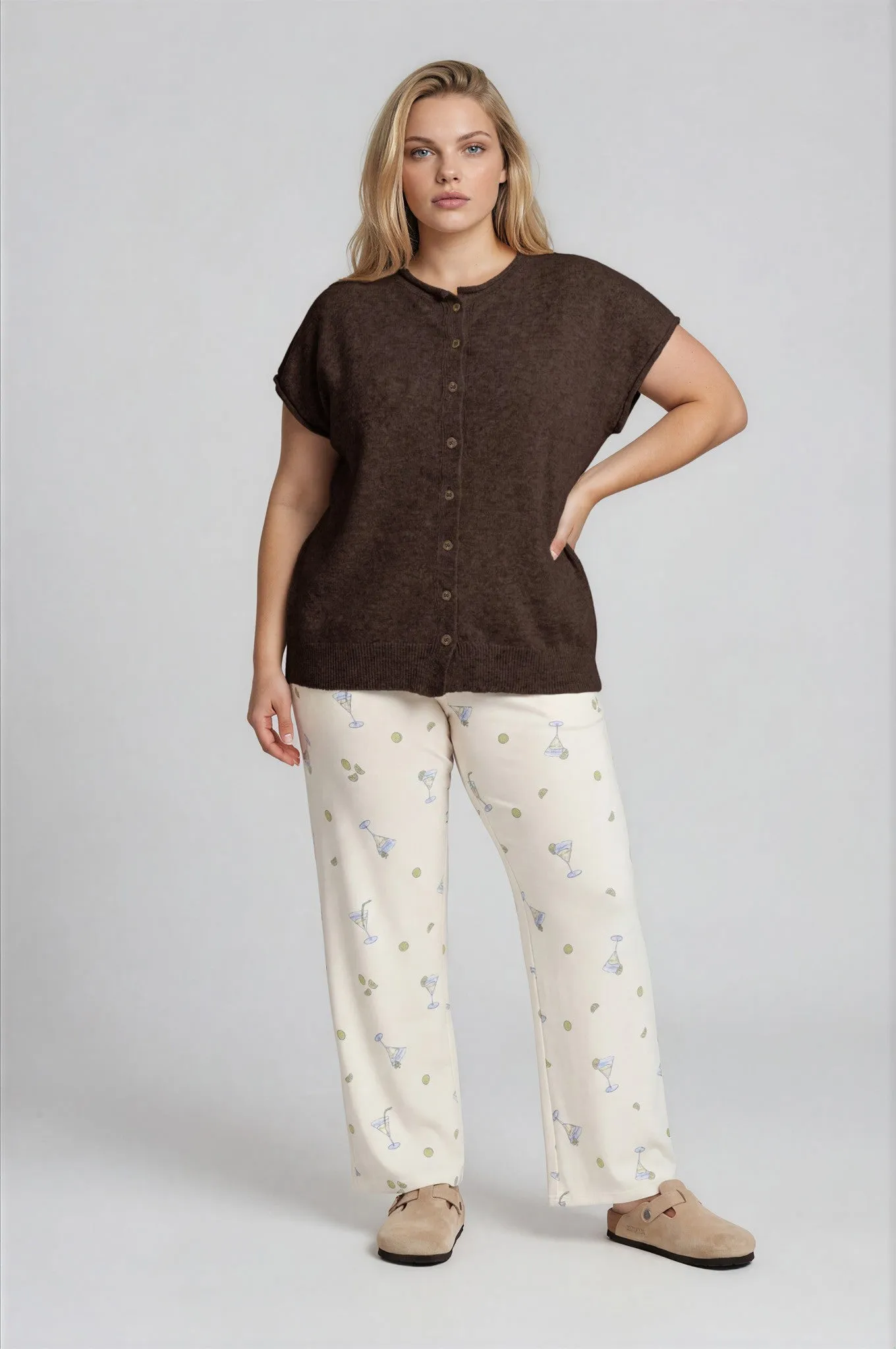 Emerie Button Down Top, Chocolate Brown | Plus Size sold by North & Main Clothing Company product image thumbnail 2