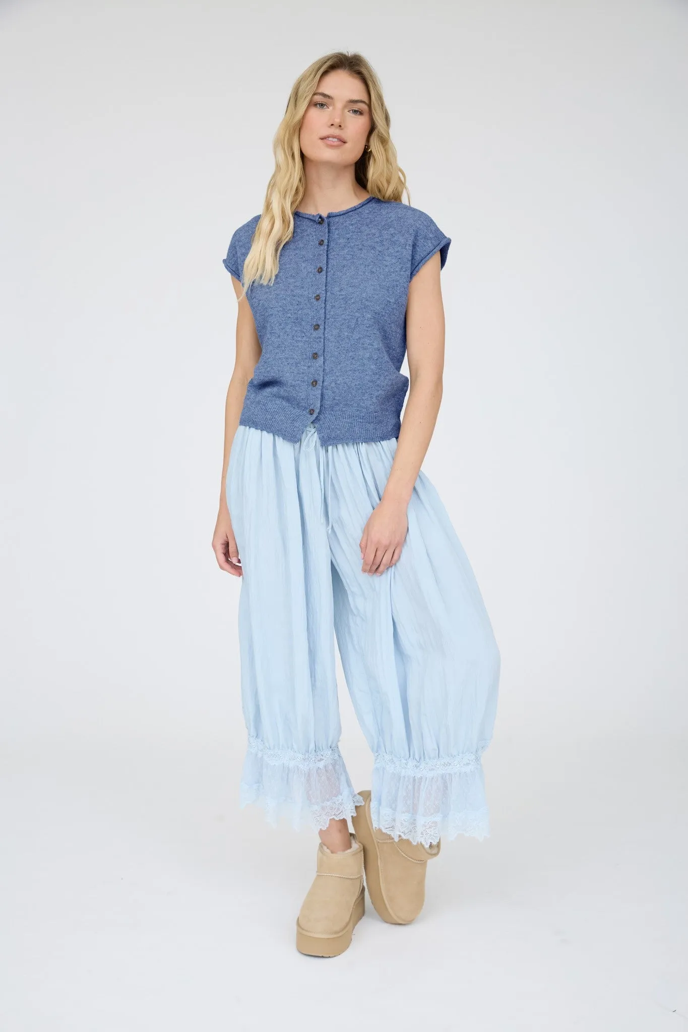 Emerie Button Down Top, Denim Blue sold by North & Main Clothing Company product image thumbnail 2