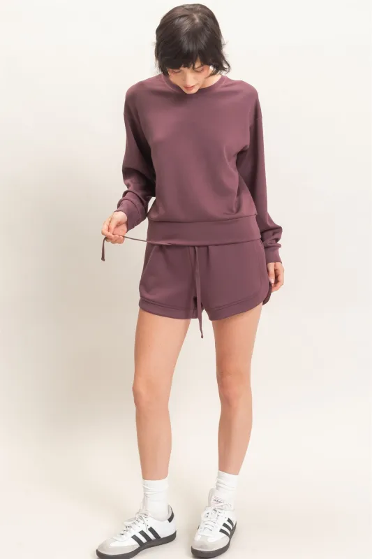 Mae Knit Shorts, Cocoa made by HYFVE
