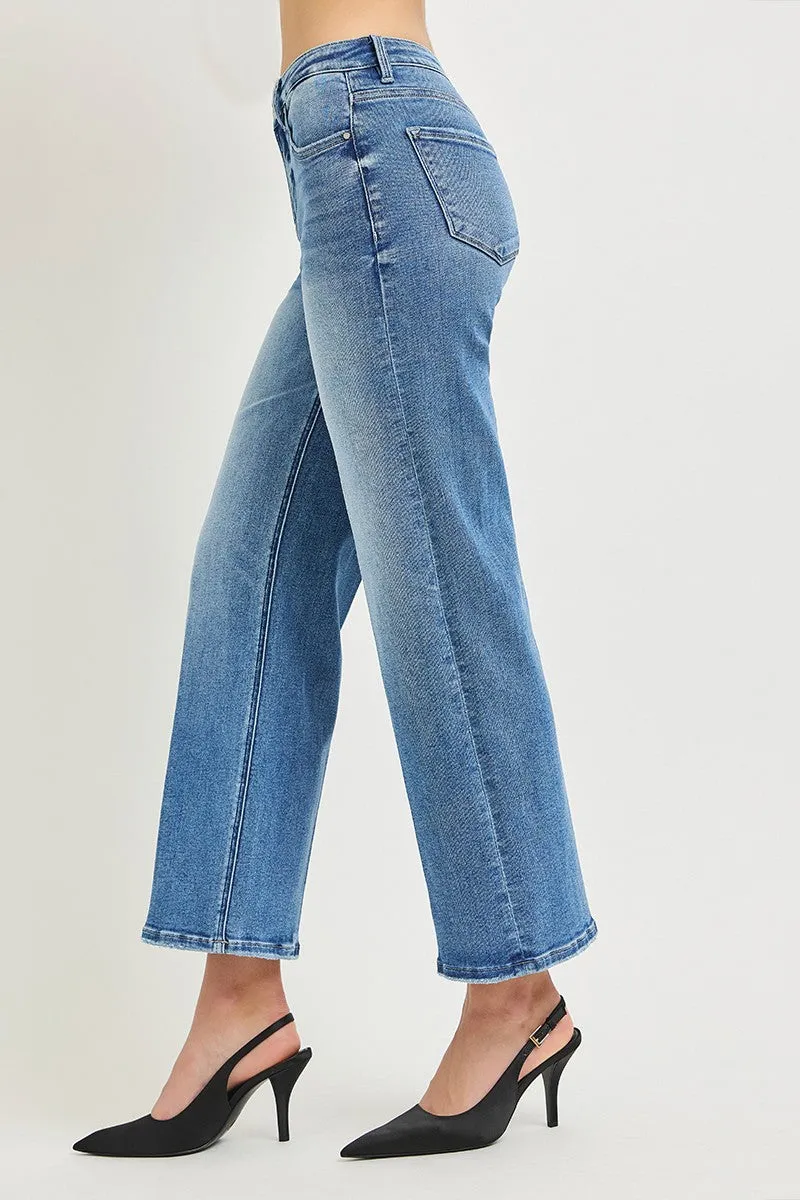 Ayleen Tummy Control Straight Leg Jeans, Medium sold by North & Main Clothing Company product image thumbnail 5