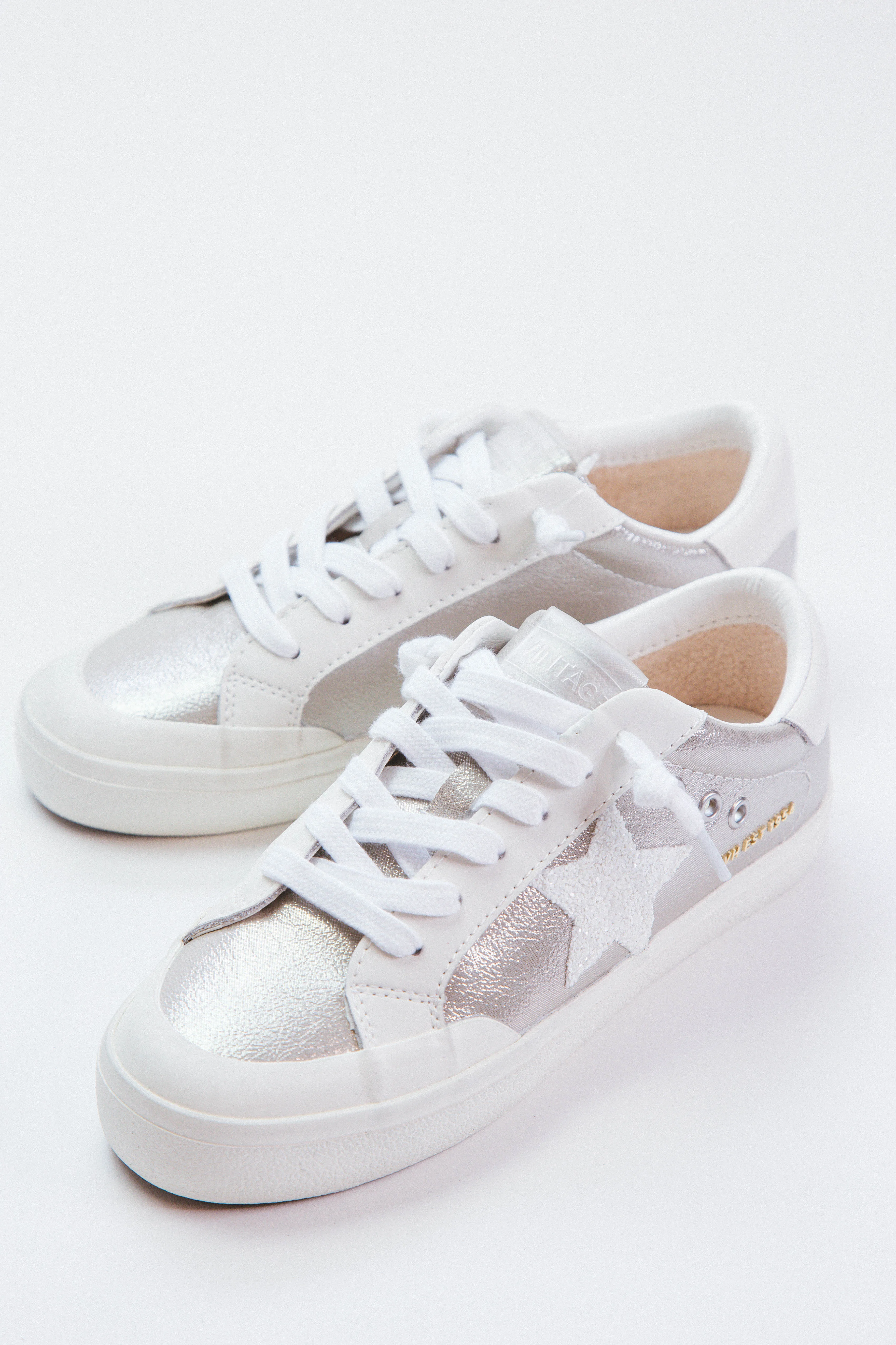 Keren Sparkle Sneaker, White Multi | Vintage Havana sold by North & Main Clothing Company