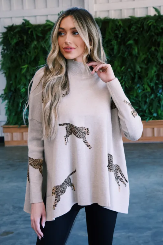 Strike Sweater, Oatmeal sold by North & Main Clothing Company