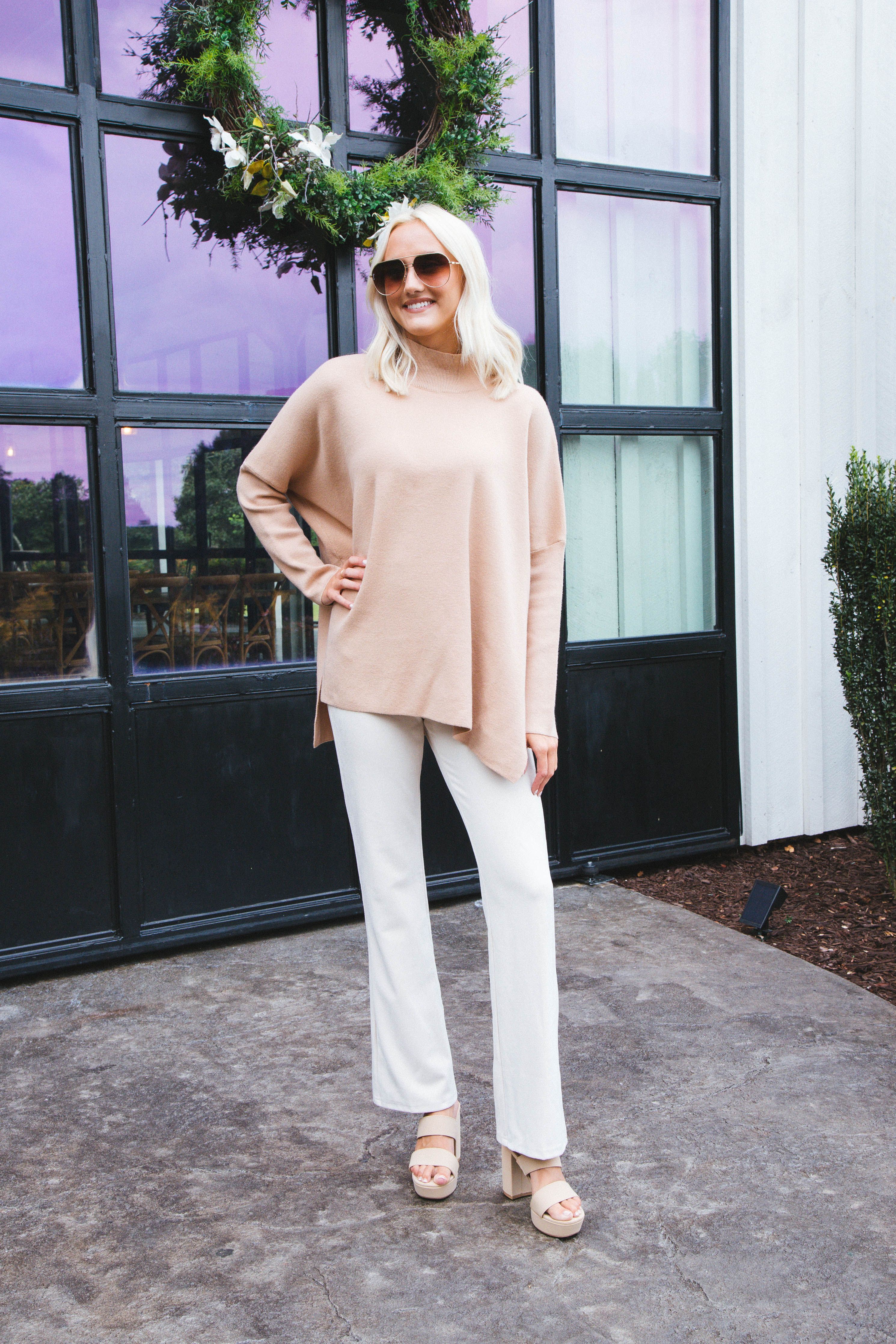 Toulouse Pull On Twill Pants, Ecru sold by North & Main Clothing Company product image thumbnail 5