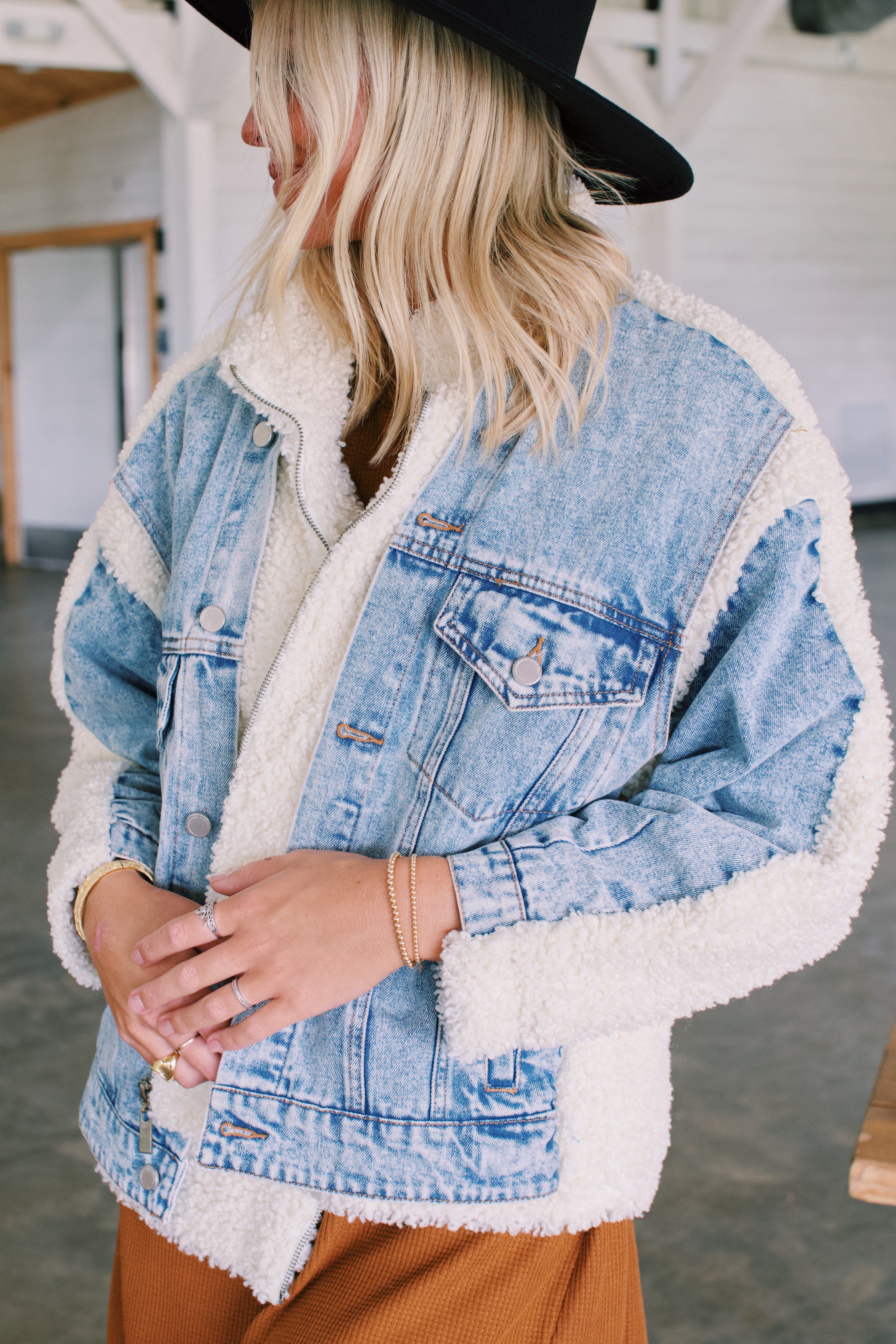 Dover Denim Trucker Jacket, Bear Hug | BLANK NYC sold by North & Main Clothing Company product image thumbnail 2